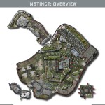 Call of Duty Advanced Warfare Multiplayer Instinct Map Layout In Color